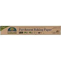 If You Care Parchment Baking Paper – 70 Sq Ft Roll - Unbleached, Chlorine Free, Greaseproof, Silicone Coated – Standard…