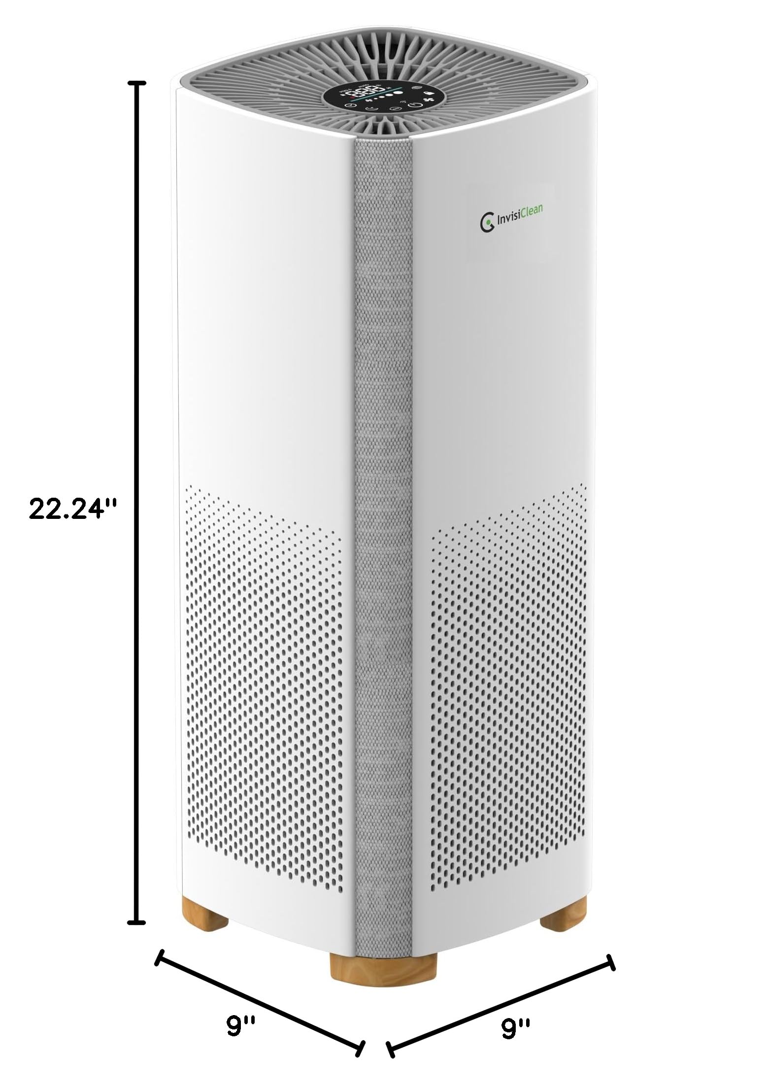 Air Purifiers for Home, Large Room Covers 1500 Ft², H13 Medical Grade True HEPA Air Filter, Ideal for Allergies, Cat, Dog, Pet, Hair, Pollen, Smoke, Dust, Bedroom Air Filter, WiFi, InvisiClean Bella
