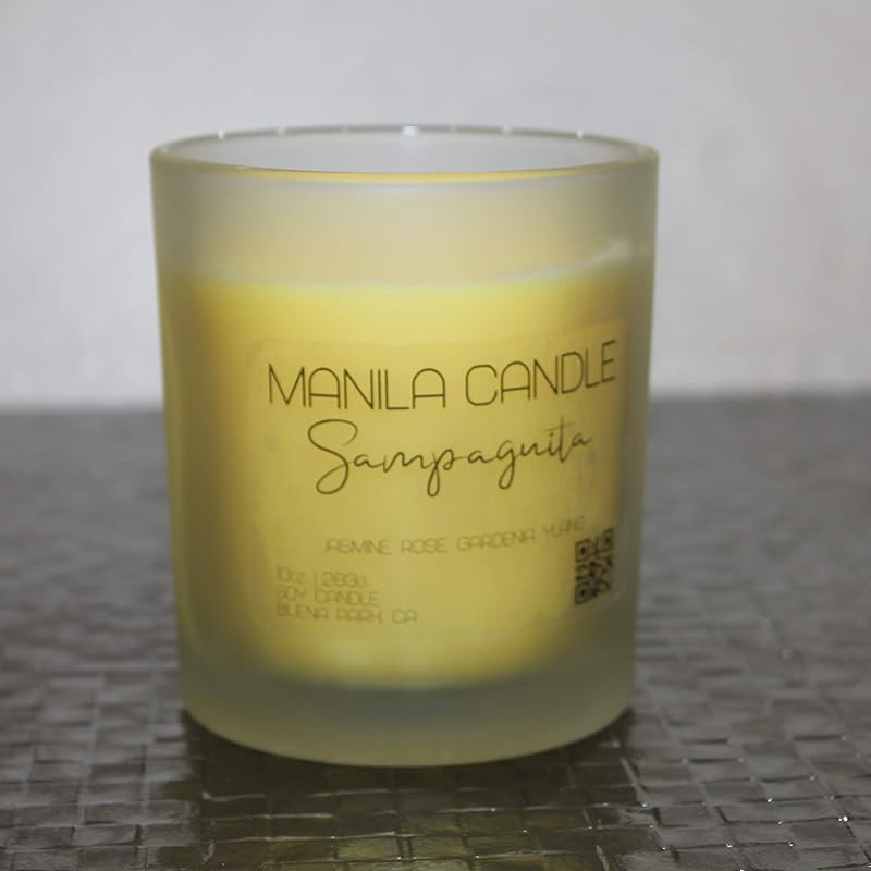 Sampaguita Jasmine Scented Floral Candle Manila