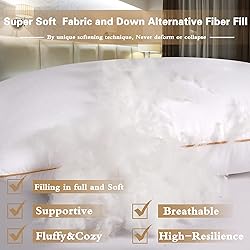 HIMOON Bed Pillows for Sleeping Standard Size Set