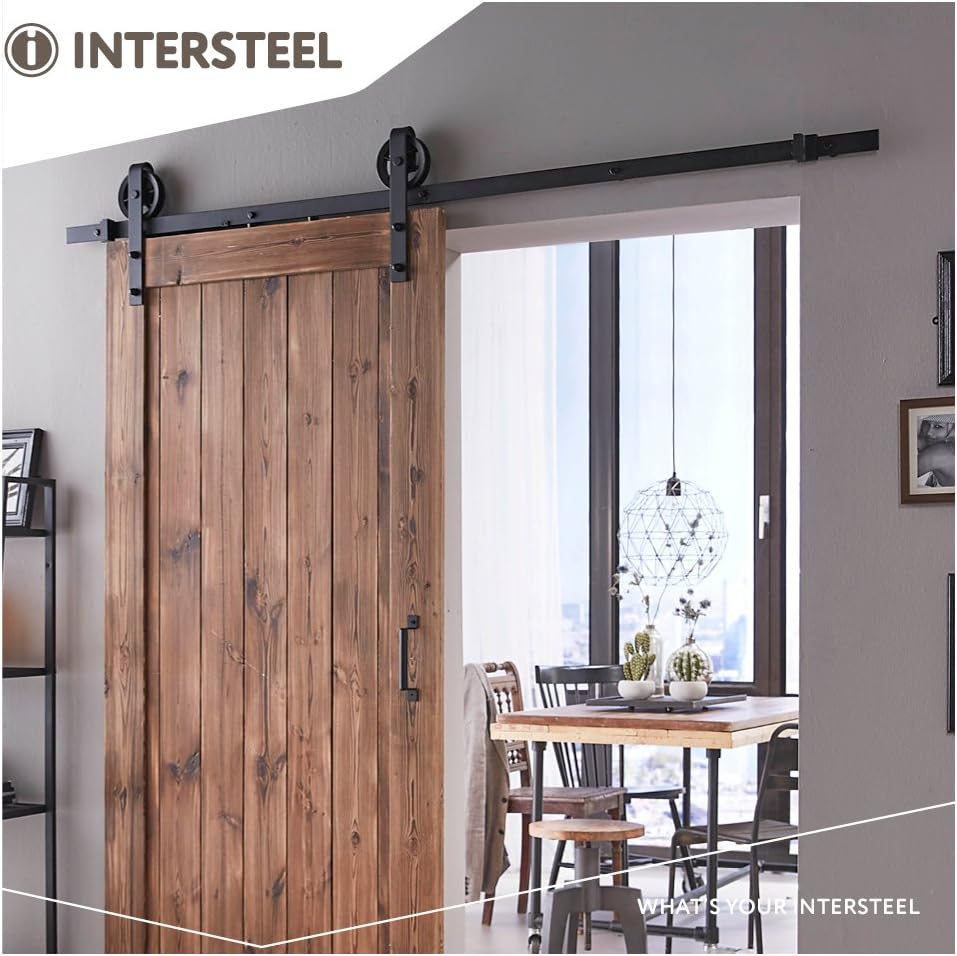 Intersteel Beschlagset Fur Schiebetur Wheel Mattschwarz Laufschiene Schiebeturbeschlag Schiebetursystem Fur Schiebeturen Innenturen Und Wandschranke 200 Cm Modular Ausbaufahig Erweiterbar Amazon De Baumarkt