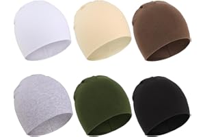DRESHOW BQUBO 6 Pack Baby Hats for Boys Girls Unisex Baby Hat Soft Knit Cap Nursery Beanie for Newborn Infant Toddler Kid