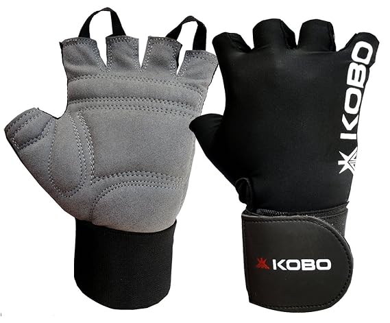 Kobo Lifting Gloves with Wrist Support