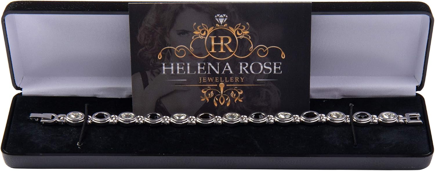 Ladies Magnetic Bracelet for Women Adjustable. with Jewellery Gift Box, Silver, 7.5 " - Image 5