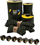 EdcX Paracord 4mm 15-300m 20+ Military Colors Nylon 550 Type III