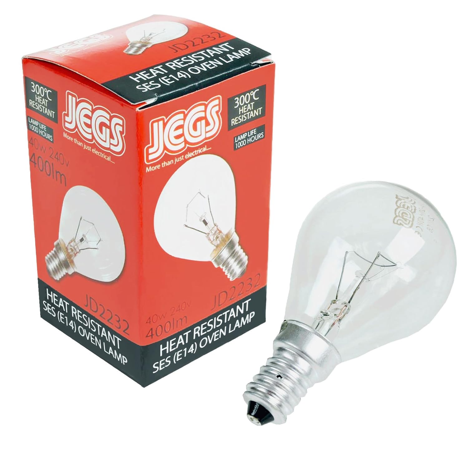 Jegs 40w Heat Resistant Oven Lamp Light Bulb E14 Type Amazon.co.uk
