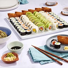 Genji Sushi, Platter Vegetable WR, 77.32 Ounce
