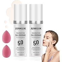 Amazon.com : 2PCS Color Changing Foundation with SPF 50 +++