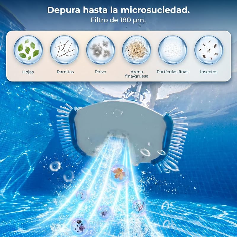Rockstar Pooldroid 3000 Aspirador Manual de Piscina Sem Fios