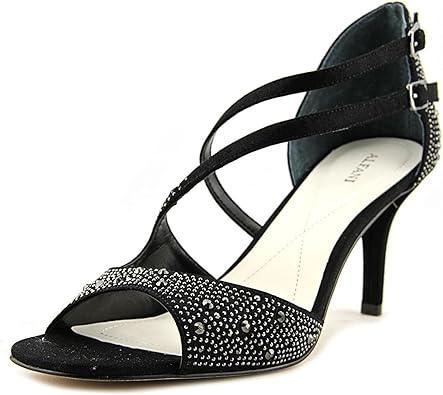 black occasion sandals