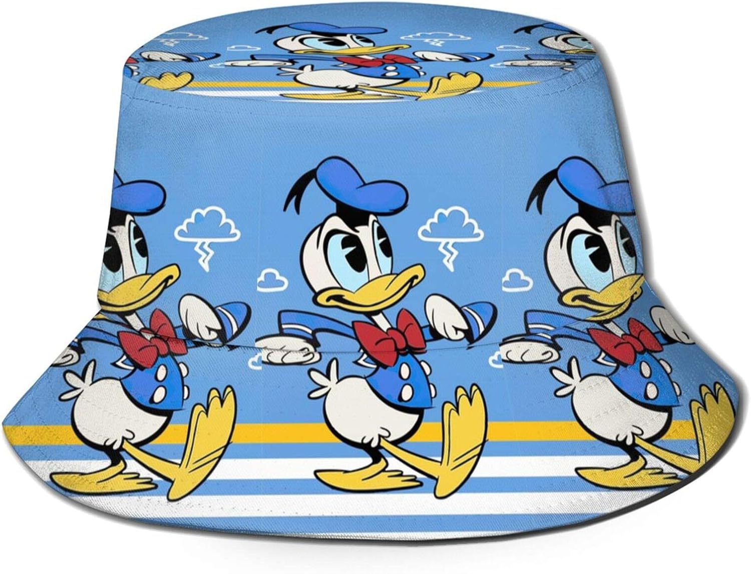 Summer Outdoor Packable Lovely Donald Duck Walks Cap Travel Beach Sun