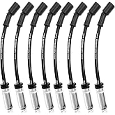 Ozikutech High Performance Spark Plug Wires Set of 8 for Chevy GMC V8 | Fits 1999-2024 Silverado 1500 Tahoe Suburban Avalanche Sierra Yukon XL Escalade 4.8 5.3 6.0 6.2, Replace OEM# 9748HH 19431551
