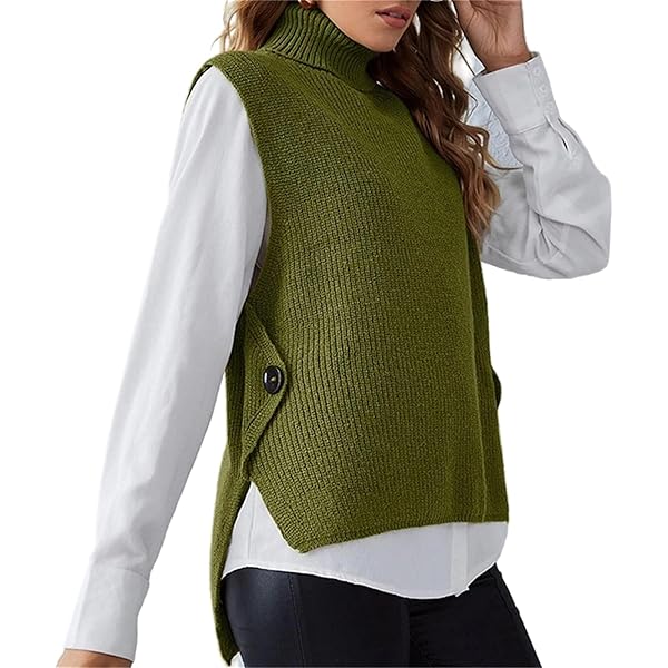 トップス ENFOLD SPLIT KNIT VEST VONIQUE / ENFOLD / SPLIT KNIT VEST