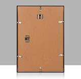 Hesmor 12 x 12 Inch Aluminum Acrylic Photo Frame Pack of 4 Black view 5