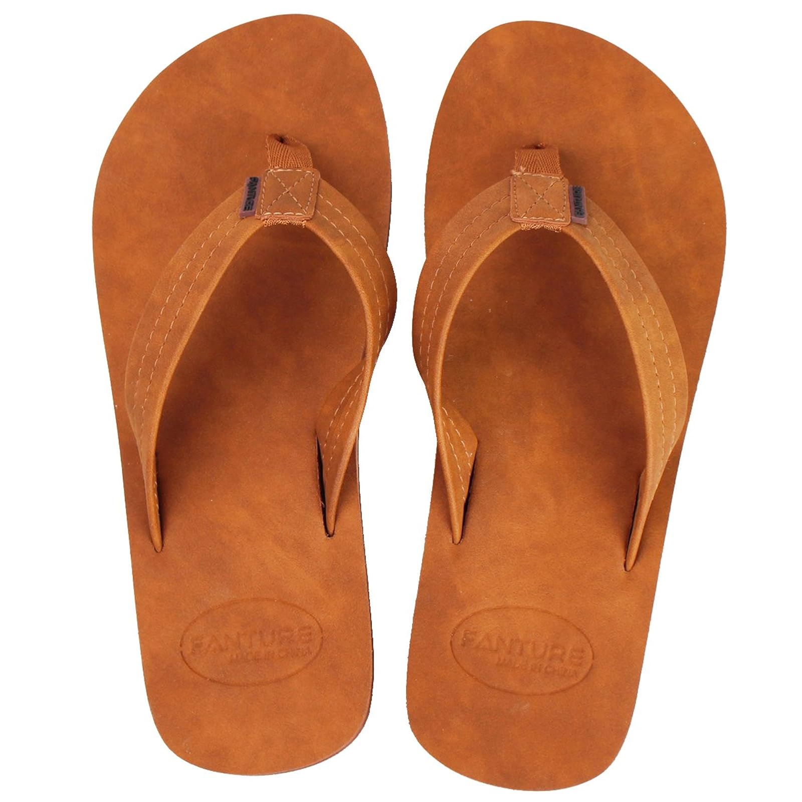 Fanture Mens Flip Flops Arch Support Sandals