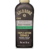 Gold Bond Men's Essentials Talc-Free Body Powder, 10 oz., Refresh 360 Scent, Wetness Protection