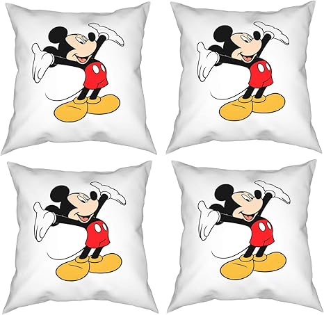 Amazon Co Jp ディズニー クッションカバー 4枚セット ソファー クッション おしゃれ 座布団カバー 抱き枕カバー シンプル クッションソファー 背当て クッション インテリアバー 車 柔らかい フランフラン 可愛い ふわふわ インテリア ホーム キッチン