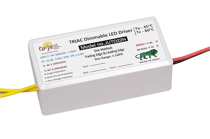 Phase Cut (TRAIC) DIMMABLE Driver (13W to 18W)