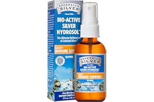 Sovereign Silver Bio-Active Silver Hydrosol for Immune Support - 10 ppm, 2oz (59mL) - Vertical Spray