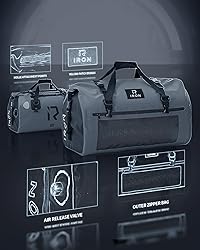 IRON JIA'S Motorcycle Dry Bag - Waterproof Duffle
