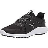 Puma Men's Ignite Fasten8 Golf Shoe, Puma Black-Puma Silver-Puma White, 9.5M