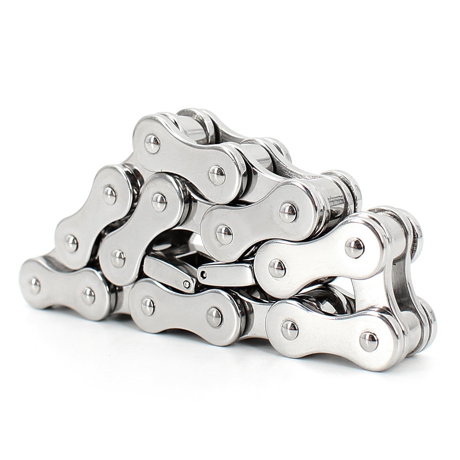 Ovinm Stainless Steel Bike Chain Bracelet Fidget Chain for ADD, ADHD