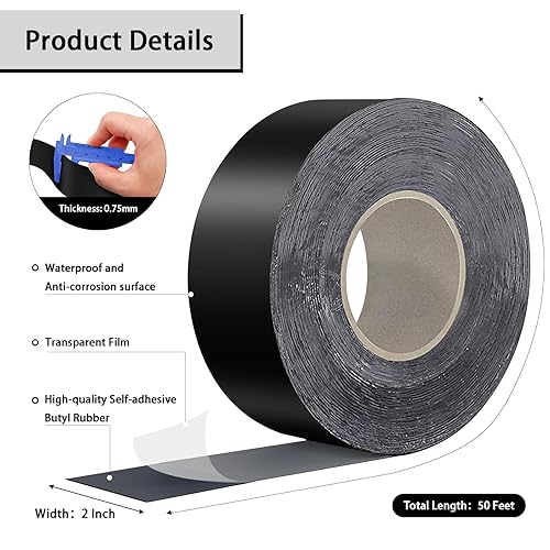 Walther Strong Deck Tape Pro. 50mm X 50m Superior Non-Butyl Joist Tape - View #7