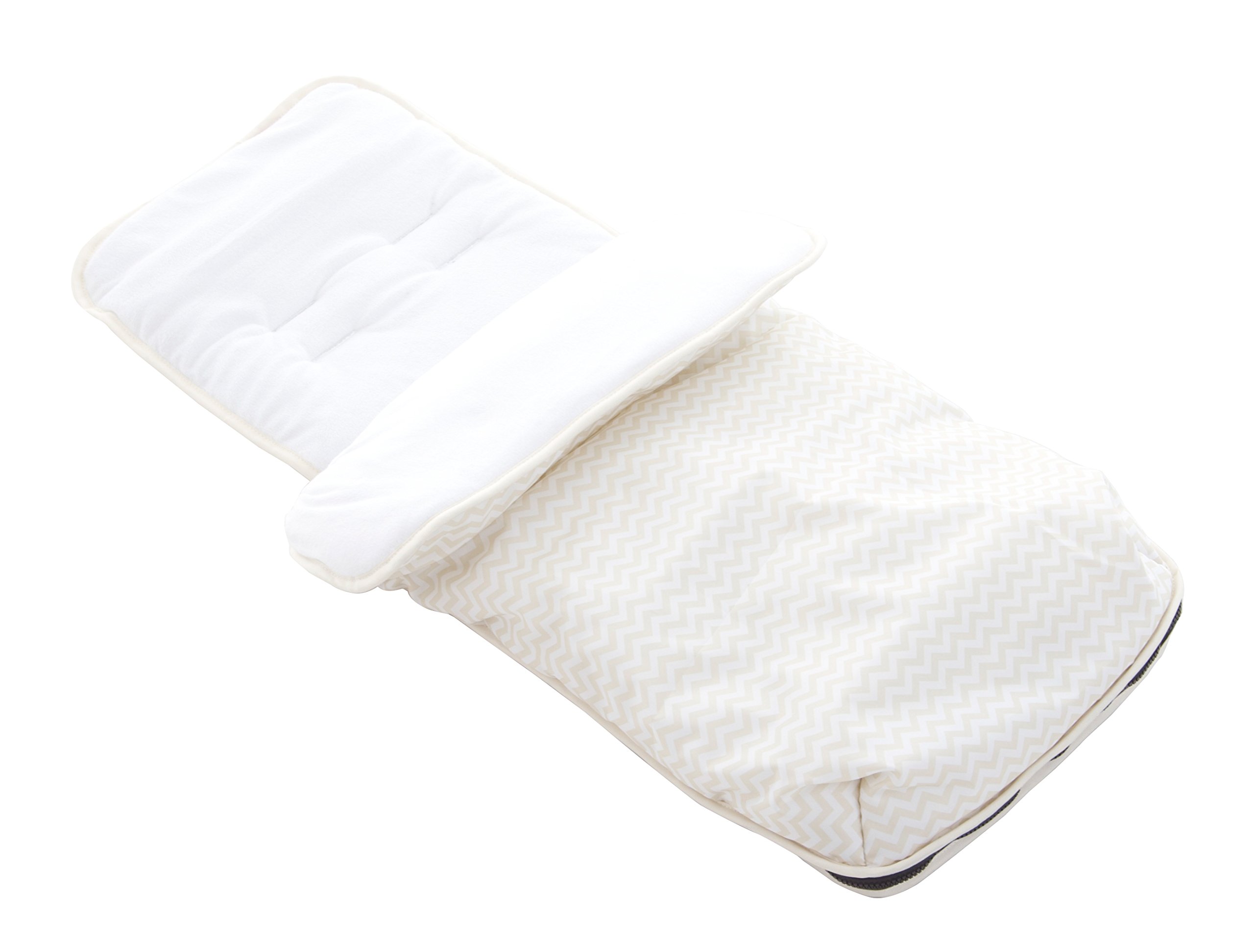 my babiie grey chevron cosytoes