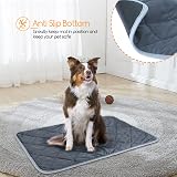 Nobleza Self Heating Pet Pad 60x45cm Grey Non-Slip Washable M Size view 7