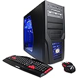 CyberpowerPC Gamer Ultra GUA880 Gaming Desktop - AMD FX-4300 Quad Core 3.8GHz, 8GB DDR3 RAM, 1TB HDD, 24X DVD, NVIDIA GT 720 1GB, Windows 10