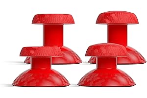 SCUF Valor PRO Thumbstick Replacement Kit – 1 Short Concave, 1 Short Domed, 1 Long Concave, 1 Long Domed, Easy to Swap, Durab