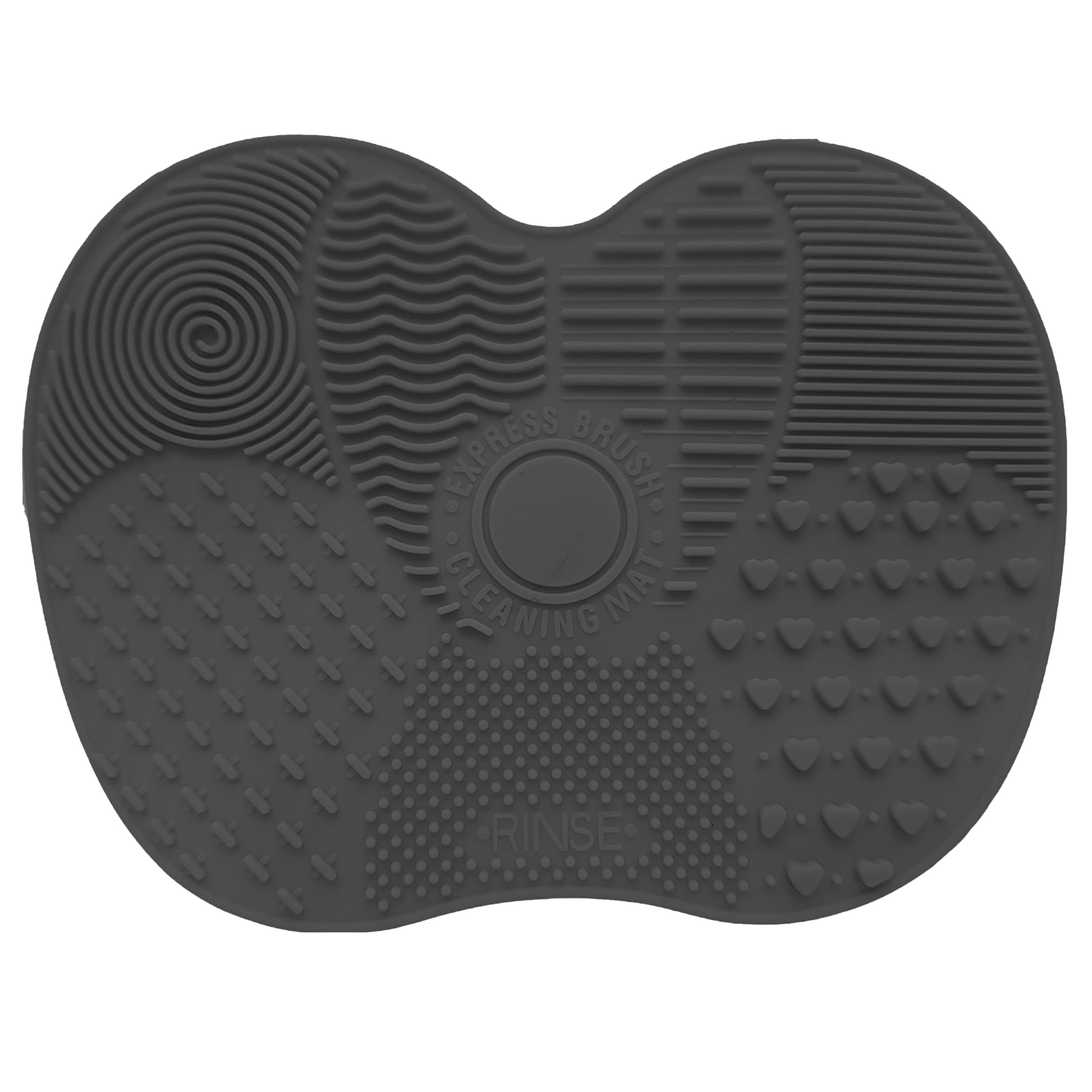 Onlineforu Makeup Brush Cleaner Pad Made of Silicone with Multiple Rugged Patterns – Compact, Durable & Easy to Use with Strong Grip