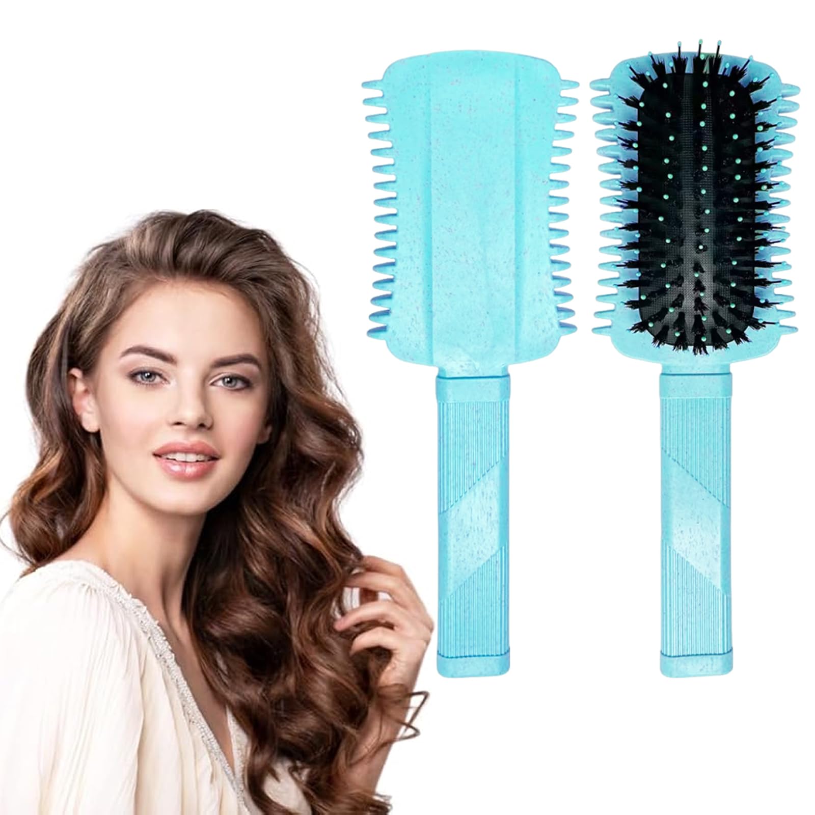 Curl Defining Brush, Curly Hair Brush, Curl Brush for Combing and Shaping, Detangler Hair Brush for Women and Men, Reduce Hair Pulling and Curl Separation, Curl Enhancing