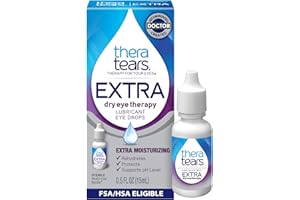 TheraTears Extra Dry Eye Therapy Lubricating Eye Drops for Dry Eyes, 0.5 Fl Oz