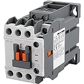 BAOMAIN MC-9b 3 Pole Magnetic Contactor 24VDC Coil 9A AC-3 Motor Control UL | AC-3 9A / AC-1 25A Dual Rated | Integrated Auxiliary Contacts | 35mm DIN Rail | Flame-Retardant Industrial Housing