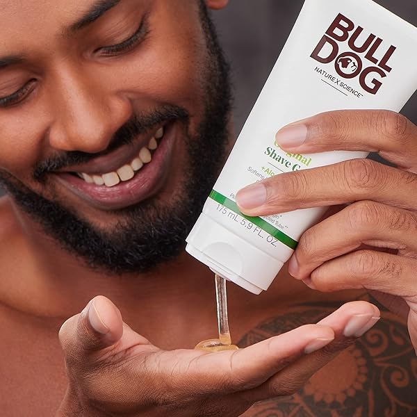 BULLDOG MENS SKINCARE AND GROOMING ORIGINAL SHAVE GEL, 5.9 OUNCE