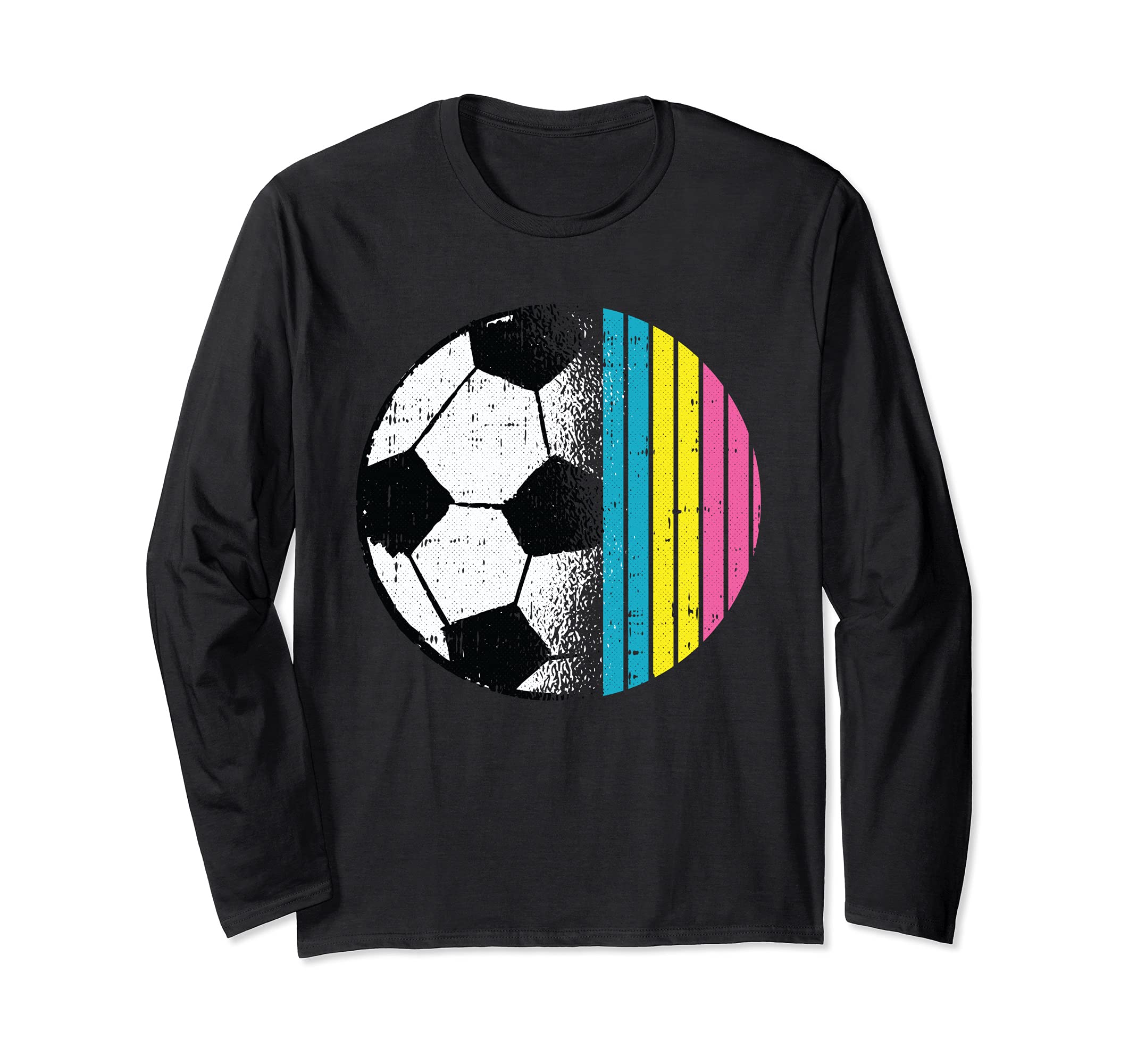 Soccer Ball LGBT-Q Pansexual Pride Sport Fan Player Ally Long Sleeve T-Shirt