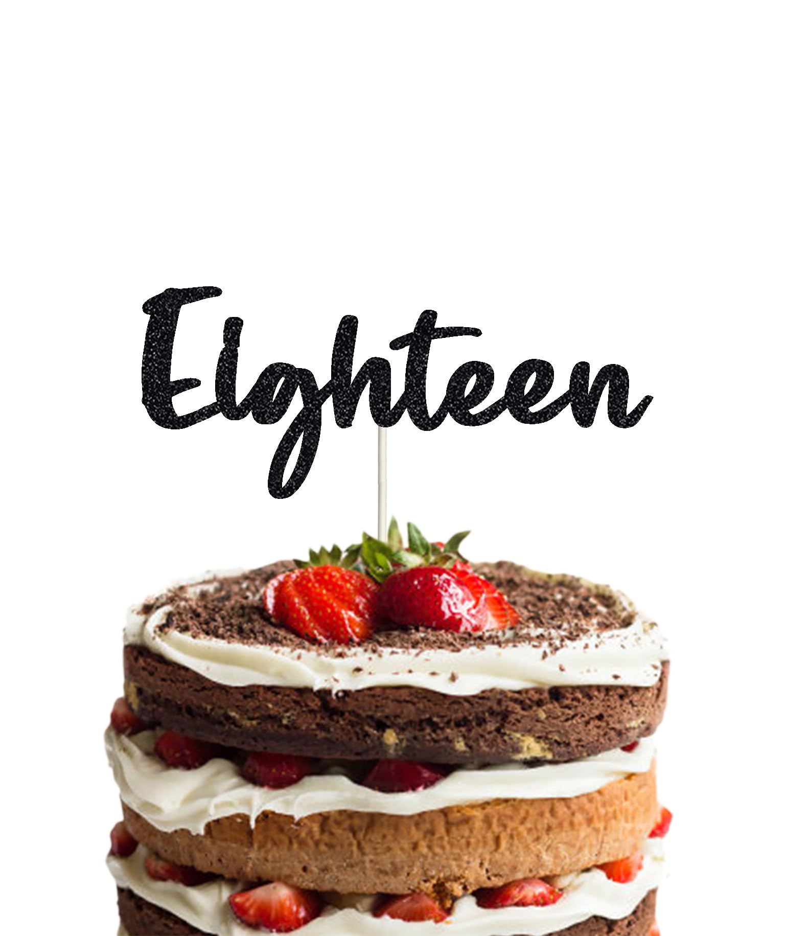 Photo 1 of 18 Cake Toppers, eighteen Birthday Cake Toppers, Funny 18th Cake Topper for Men,18 Cake Topper For Women, 18th birthday decorations,18th Birthday Cake Topper