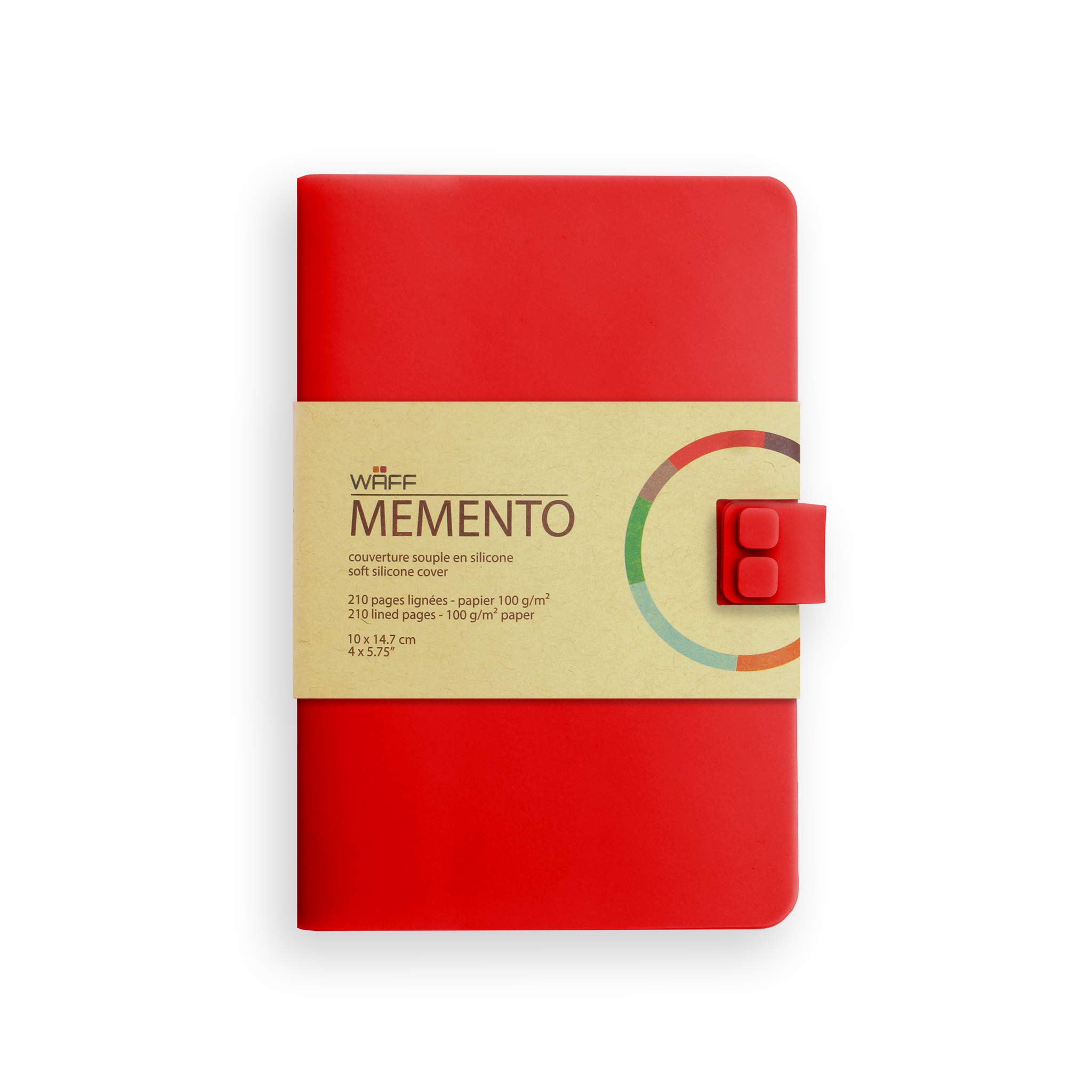 WAFF Memento Notebook – Creative M red