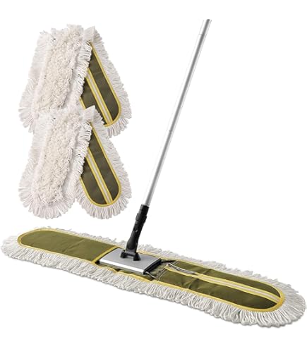 360° Spin Mop Bucket System - Rapid Dry, 2 Microfiber Pads, Adjustable Handle For Home & Floors