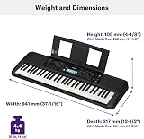 Yamaha PSR-E383 Portable Keyboard 61-Keys 650 Voices 48-Note Polyphony view 7