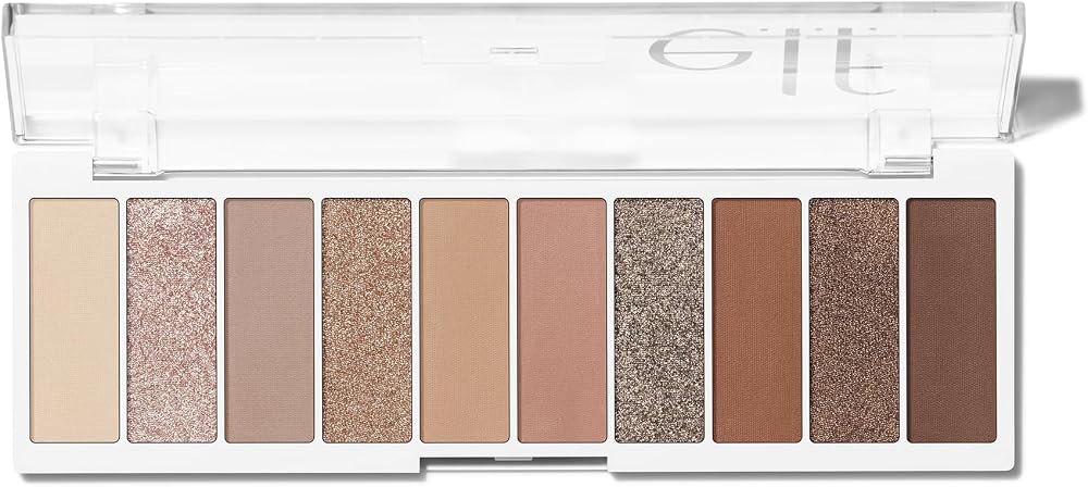 e.l.f. Perfect 10 Eyeshadow Palette Keep It Ethereal - Ultra-Pigmented