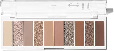 e.l.f. Perfect 10 Eyeshadow Palette Keep It Ethereal - Ultra-Pigmented