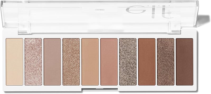 e.l.f. Perfect 10 Eyeshadow Palette Keep It Ethereal - Ultra-Pigmented