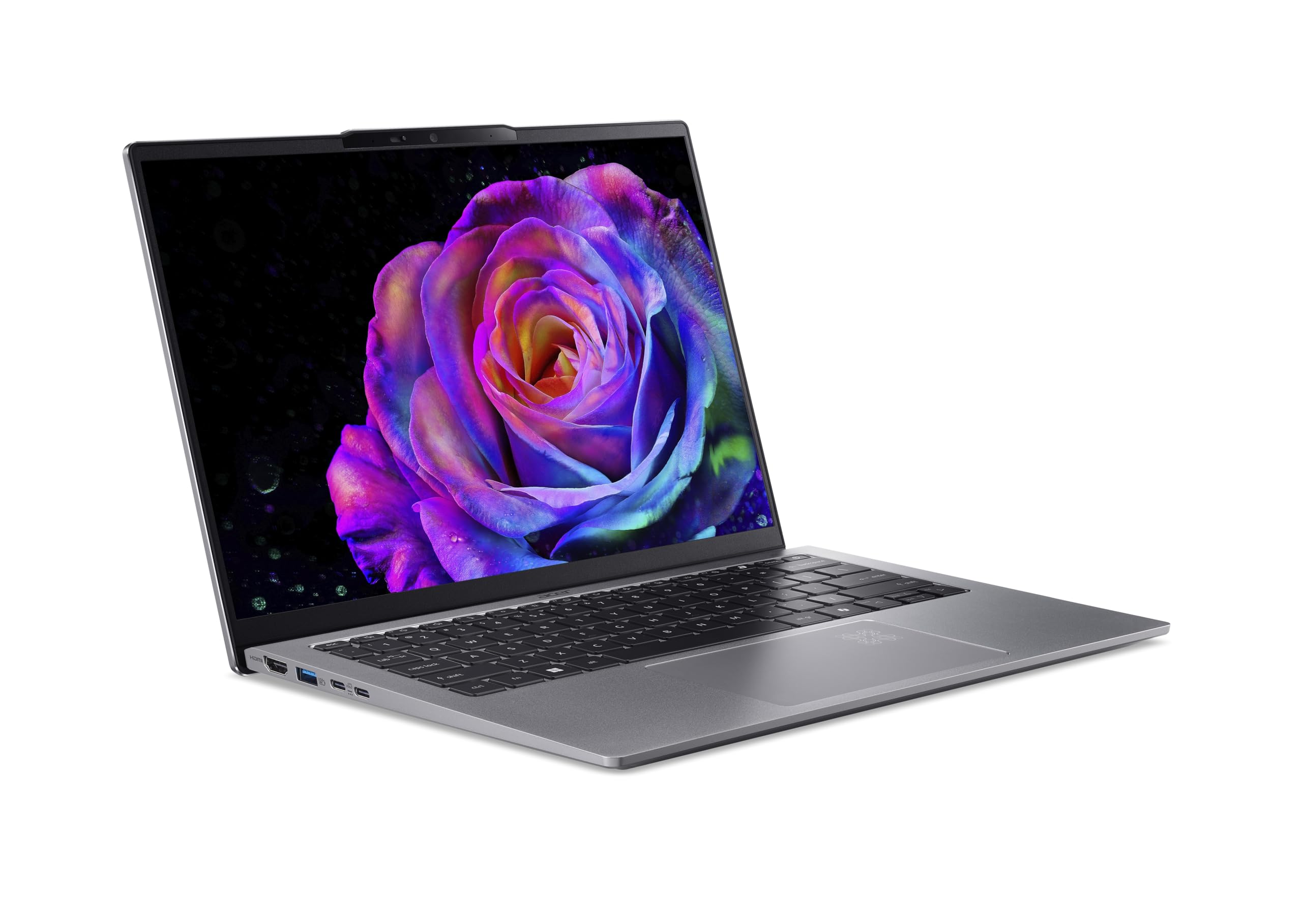 acer Swift Go 14 AI OLED (SFG14-64-R3EW) KI Laptop, Copilot+ PC, 14" WUXGA OLED Display, AMD Ryzen Al 7 350, 16 GB RAM, 512 GB SSD, AMD Radeon 860M, Windows 11, QWERTZ Tastatur, Silber 3