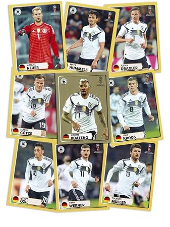 Panini McDonalds´s Album Sticker WM 2018 Komplett-Set M1 - M9 FIFA World Cup Russia Fussball Weltmeisterschaft Russland