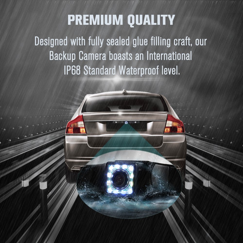 Amazon.com: Car Backup Camera, 175° Wide Angle HD Easy-Installation