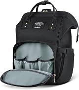 Vicloon Baby Changing Bag Backpack Multi-Function Nappy Diaper Bag Black