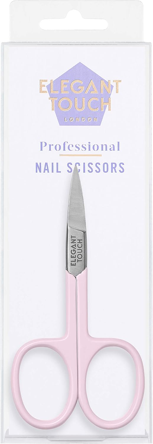 Elegant Touch Professional Implements Nail Scissors, Stainless Steel