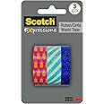 Scotch Expressions Washi Tape, 3 Rolls, Assorted Sizes, Great for Decorating and Crafts (C1017-3-P13)